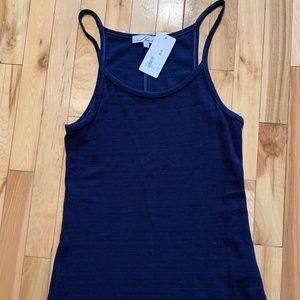 Red Haute navy tank